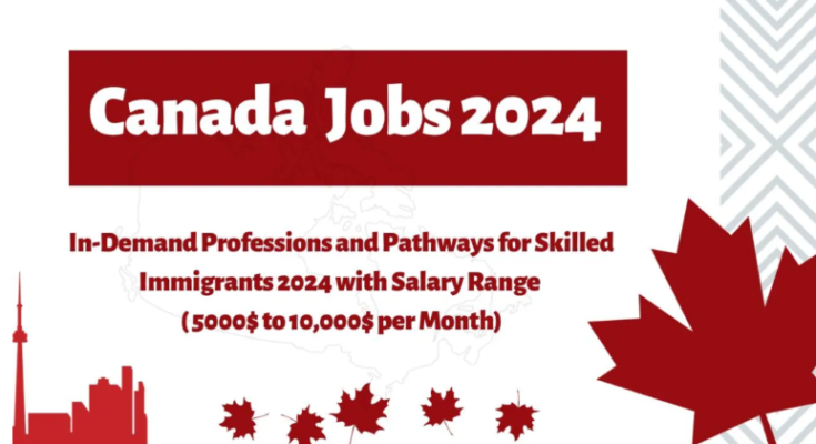 789 Urgent Jobs in Canada for Foreigners with Salaries 2024