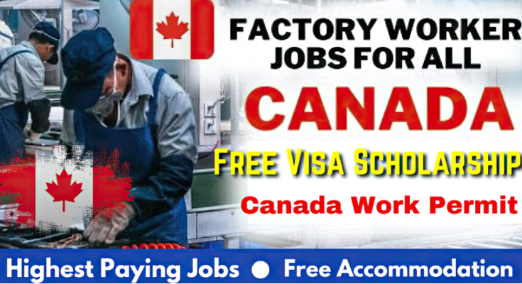 Factory Worker Jobs in Canada 2024